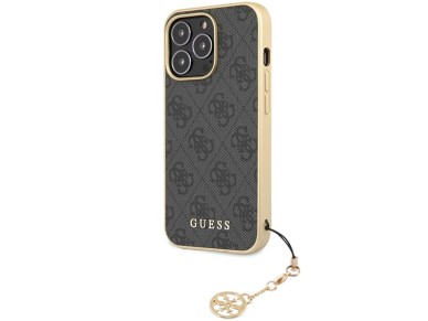 Guess 4G Charms Collection case for iPhone 14 Pro - gray Guess 4G Charms Collection case for iPhone 14 Pro - gray