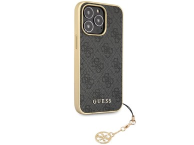 Guess 4G Charms Collection case for iPhone 14 Pro - gray Guess 4G Charms Collection case for iPhone 14 Pro - gray