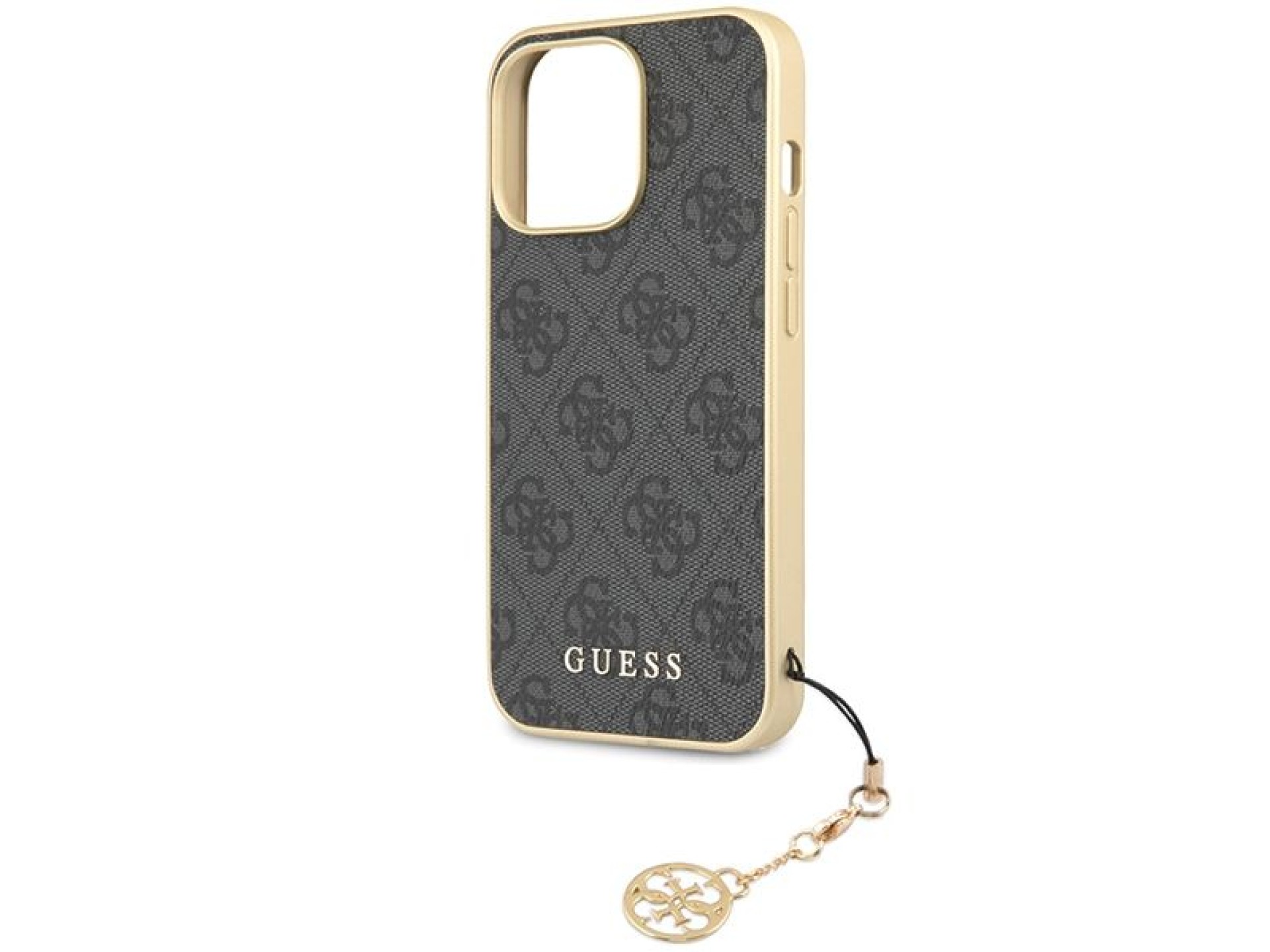 Funda Guess 4G Charms Collection para iPhone 14 Pro - gris