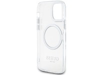 Funda Guess Metal Outline MagSafe para iPhone 12 / iPhone 12 Pro - plateada Funda Guess Metal Outline MagSafe para iPhone 12 / iPhone 12 Pro - plateada