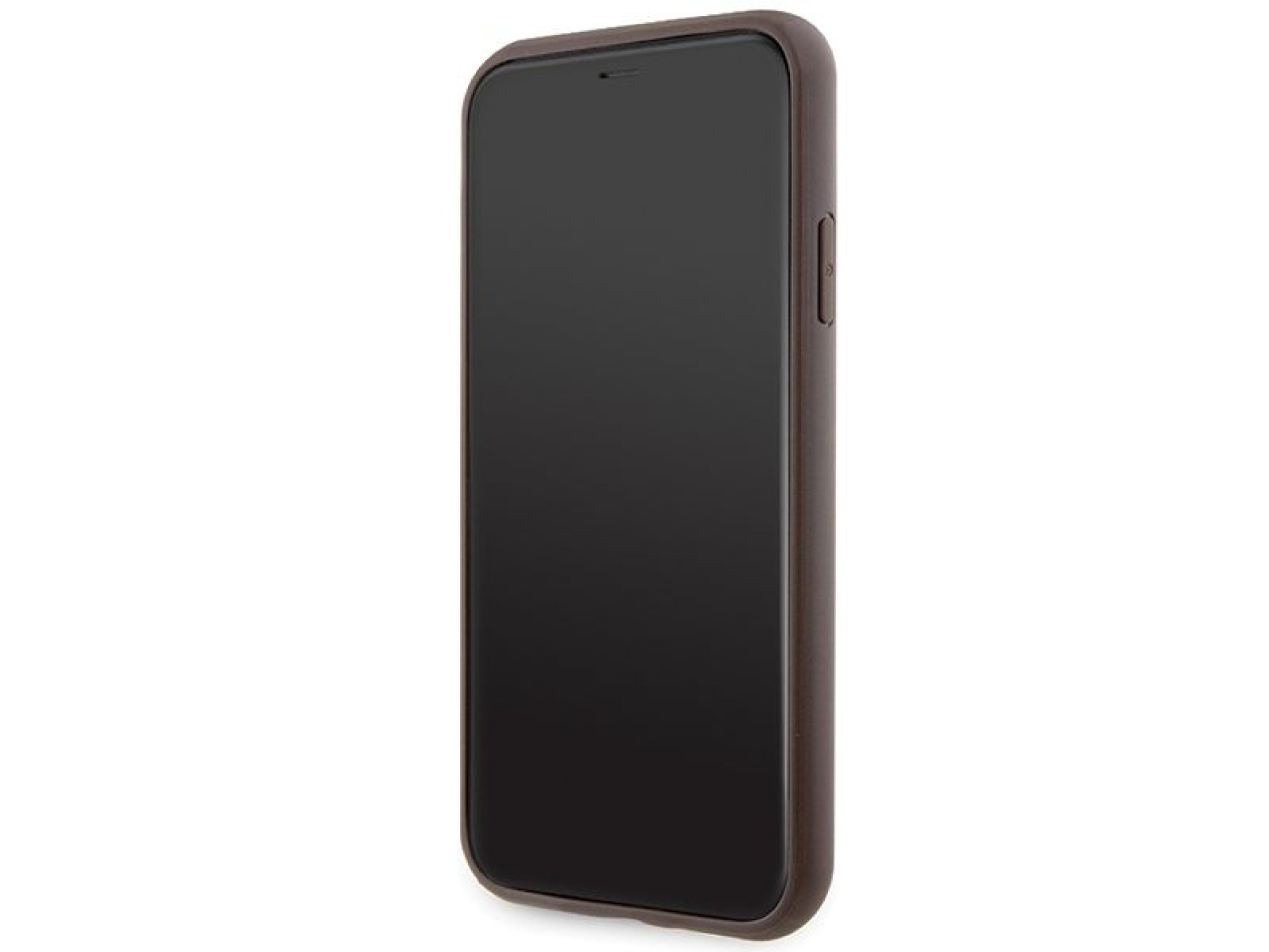 Guess GUHCN61P4SNW iPhone 11 / Xr brown/brown hardcase 4G Stripe