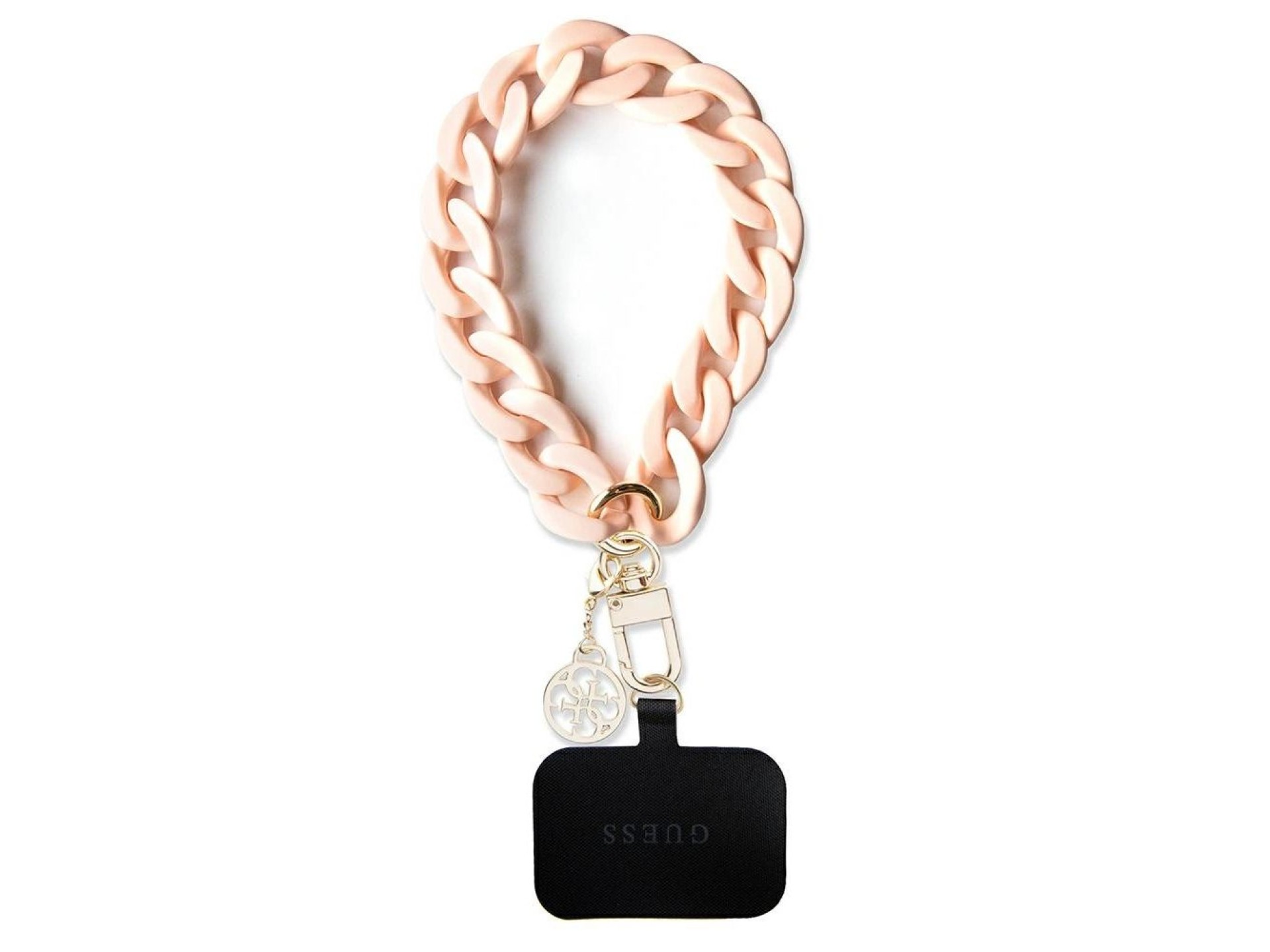Funda Guess GUOUCBMC4MP Universal Big Hand Strap - Acrílico rosa Charm 4G