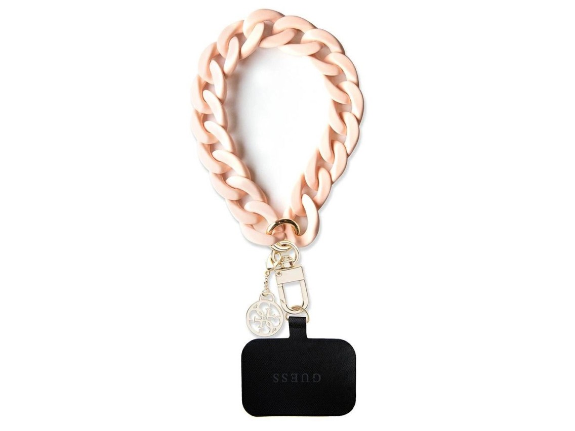 Funda Guess GUOUCBMC4MP Universal Big Hand Strap - Acrílico rosa Charm 4G