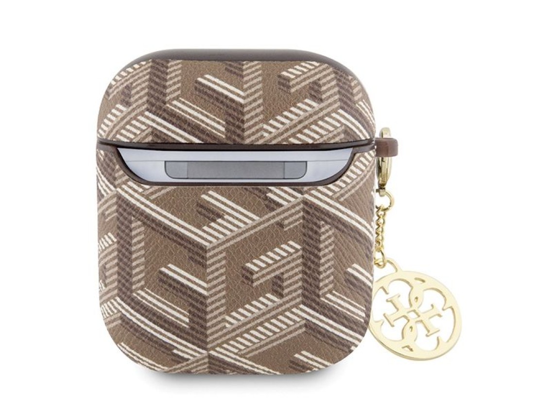 Capa Guess GUA2PGCE4CW para AirPods 1/2 - marrom GCube Charm