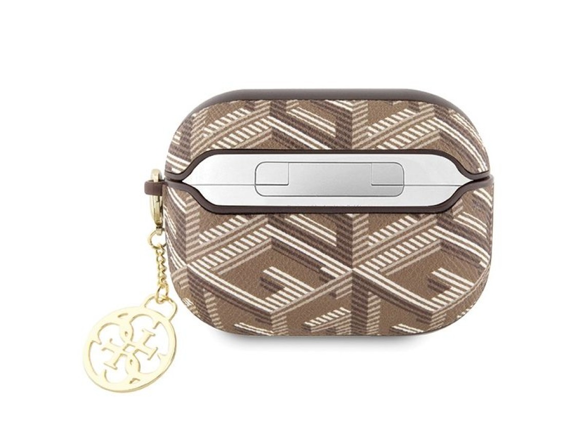 Capa Guess GUAPPGCE4CW para AirPods Pro - marrom GCube Charm