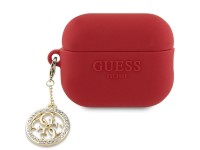 Guess GUAP23DSLGHDF AirPods Pro 2 cover red 3D Rubber 4G Diamond Charm Guess GUAP23DSLGHDF AirPods Pro 2 cover red 3D Rubber 4G Diamond Charm