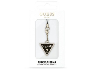 Guess case pendant GUCPMTDCK Phone Strap Triangle Diamond Charm with Rhinestones Guess case pendant GUCPMTDCK Phone Strap Triangle Diamond Charm with Rhinestones