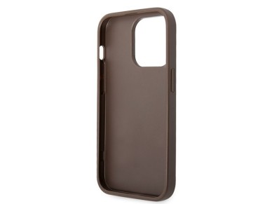 Guess GUHCP15X4GMGBR iPhone 15 Pro Max 6.7" brown/brown hardcase 4G Big Metal Logo Guess GUHCP15X4GMGBR iPhone 15 Pro Max 6.7" brown/brown hardcase 4G Big Metal Logo