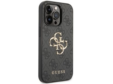 Guess GUHCP15L4GMGGR iPhone 15 Pro 6.1" gray/gray hardcase 4G Big Metal Logo Guess GUHCP15L4GMGGR iPhone 15 Pro 6.1" gray/gray hardcase 4G Big Metal Logo