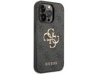 Funda Guess 4G con logo metálico grande para iPhone 15 Pro Max - gris Funda Guess 4G con logo metálico grande para iPhone 15 Pro Max - gris