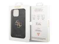 Funda Guess 4G con logo metálico grande para iPhone 15 Pro Max - gris Funda Guess 4G con logo metálico grande para iPhone 15 Pro Max - gris