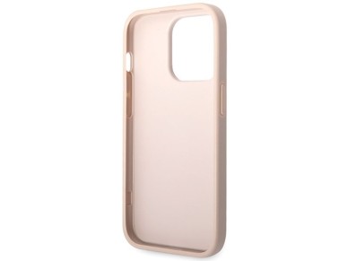 Guess 4G Big Metal Logo case for iPhone 15 Pro - pink Guess 4G Big Metal Logo case for iPhone 15 Pro - pink