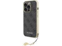 Guess GUHCP15LGF4GGR iPhone 15 Pro 6.1" capa rígida cinza/cinza Coleção 4G Charms Guess GUHCP15LGF4GGR iPhone 15 Pro 6.1" capa rígida cinza/cinza Coleção 4G Charms