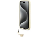 Guess GUHCP15LGF4GGR iPhone 15 Pro 6.1" capa rígida cinza/cinza Coleção 4G Charms Guess GUHCP15LGF4GGR iPhone 15 Pro 6.1" capa rígida cinza/cinza Coleção 4G Charms