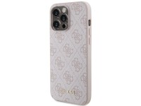 Capa Guess 4G Metal com Logo Dourado para iPhone 15 Pro Max - rosa Capa Guess 4G Metal com Logo Dourado para iPhone 15 Pro Max - rosa