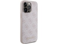 Capa Guess 4G Metal com Logo Dourado para iPhone 15 Pro Max - rosa Capa Guess 4G Metal com Logo Dourado para iPhone 15 Pro Max - rosa