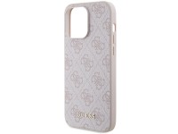 Capa Guess 4G Metal com Logo Dourado para iPhone 15 Pro Max - rosa Capa Guess 4G Metal com Logo Dourado para iPhone 15 Pro Max - rosa