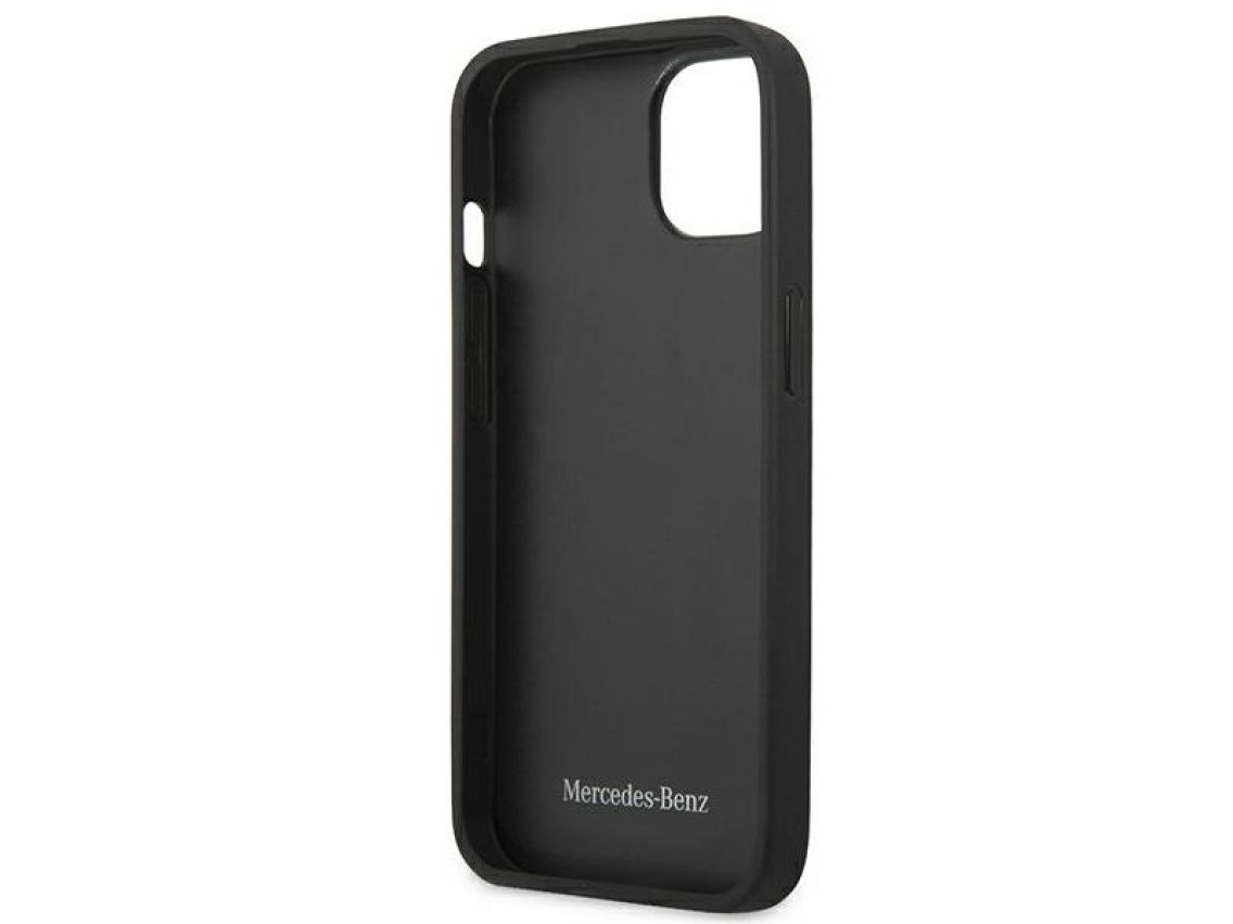 Mercedes MEHCP15SARMRE iPhone 15 6.1" capa rígida vermelha/vermelha em couro Urban Bengale