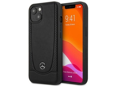 Mercedes MEHCP15MARMBK iPhone 15 Plus 6.7" black/black hardcase Leather Urban Mercedes MEHCP15MARMBK iPhone 15 Plus 6.7" black/black hardcase Leather Urban
