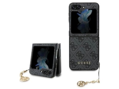 Guess 4G Charms Collection case for Samsung Galaxy Z Flip 5 - gray Guess 4G Charms Collection case for Samsung Galaxy Z Flip 5 - gray