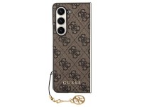Guess GUHCZFD5GF4GBR F946 Z Fold5 brown/brown hardcase 4G Charms Collection