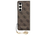 Guess GUHCZFD5GF4GBR F946 Z Fold5 brown/brown hardcase 4G Charms Collection
