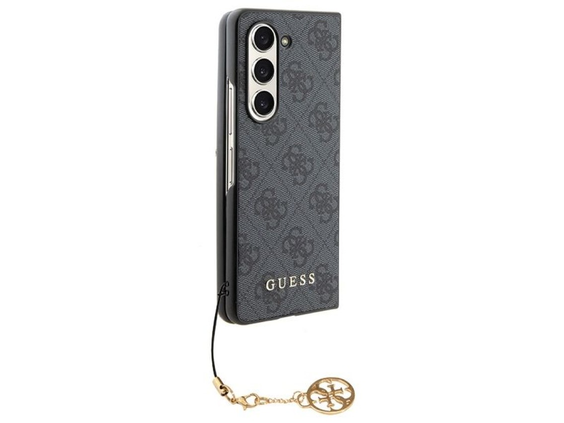 Guess GUHCZFD5GF4GGR F946 Z Fold5 gray/gray hardcase 4G Charms Collection