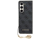 Guess GUHCZFD5GF4GGR F946 Z Fold5 gray/gray hardcase 4G Charms Collection Guess GUHCZFD5GF4GGR F946 Z Fold5 gray/gray hardcase 4G Charms Collection