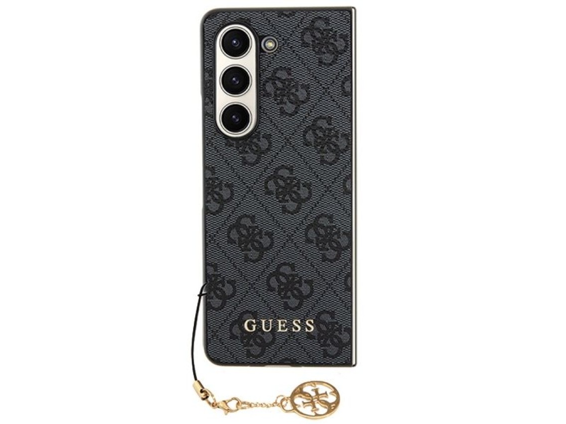 Guess GUHCZFD5GF4GGR F946 Z Fold5 gray/gray hardcase 4G Charms Collection