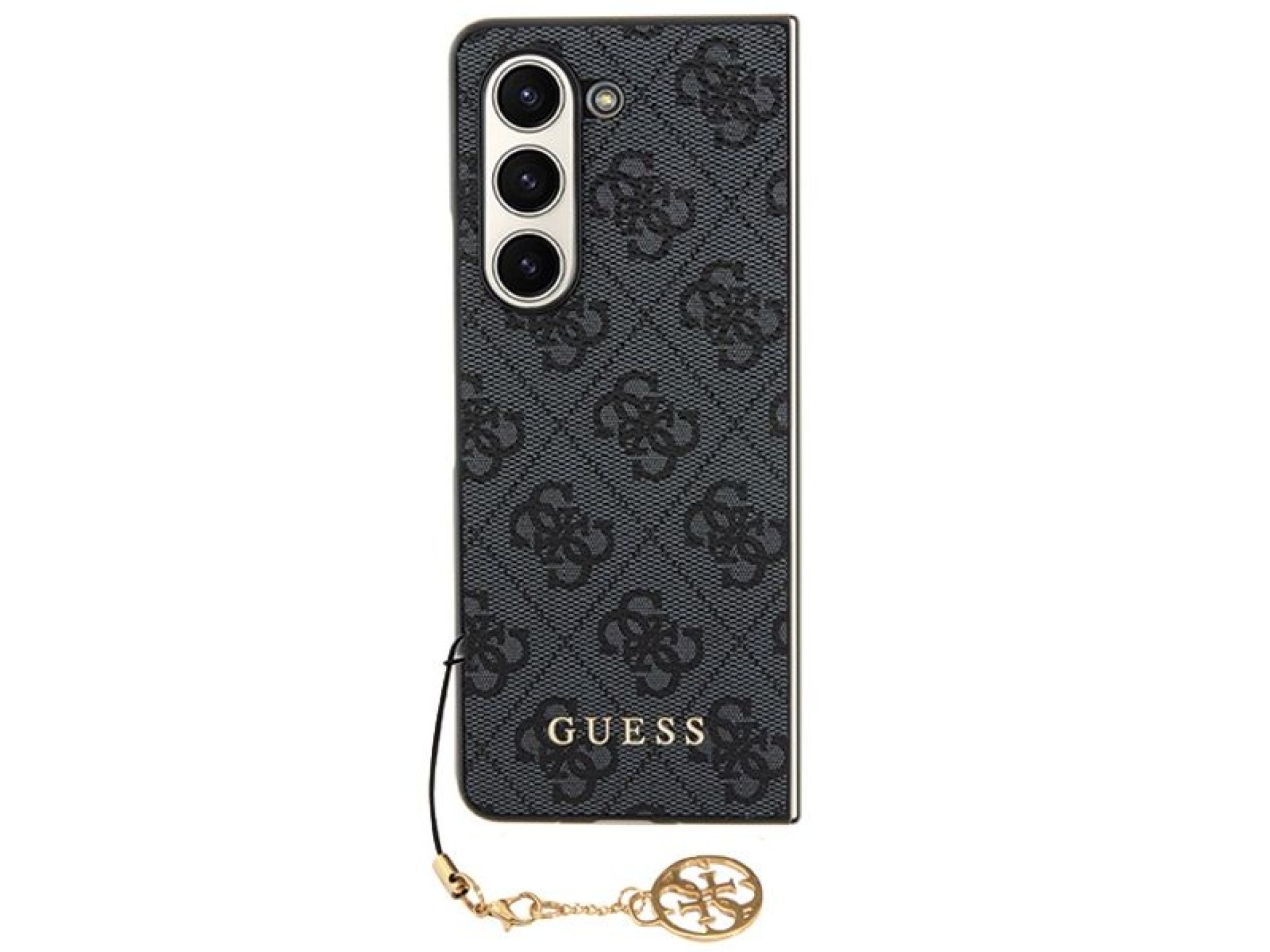 Guess GUHCZFD5GF4GGR F946 Z Fold5 gray/gray hardcase 4G Charms Collection