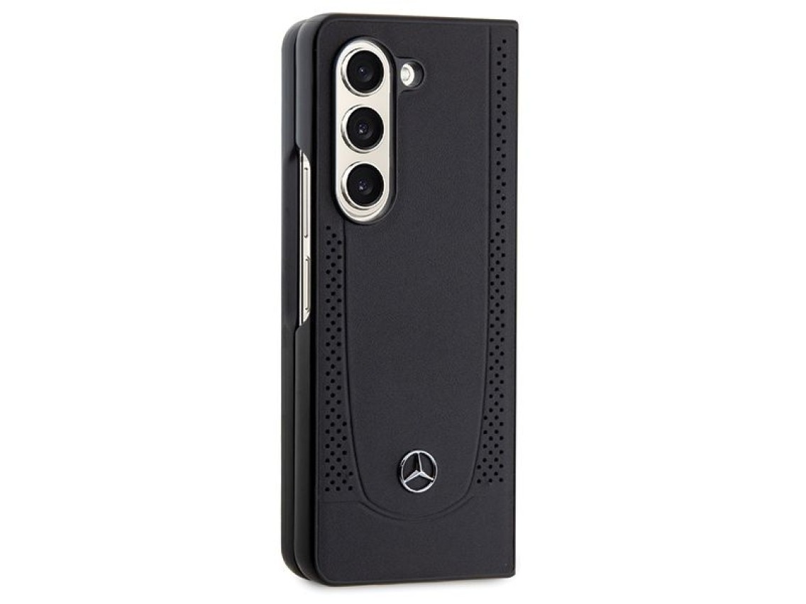 Mercedes Leather Urban case for Samsung Galaxy Z Fold 5 - black