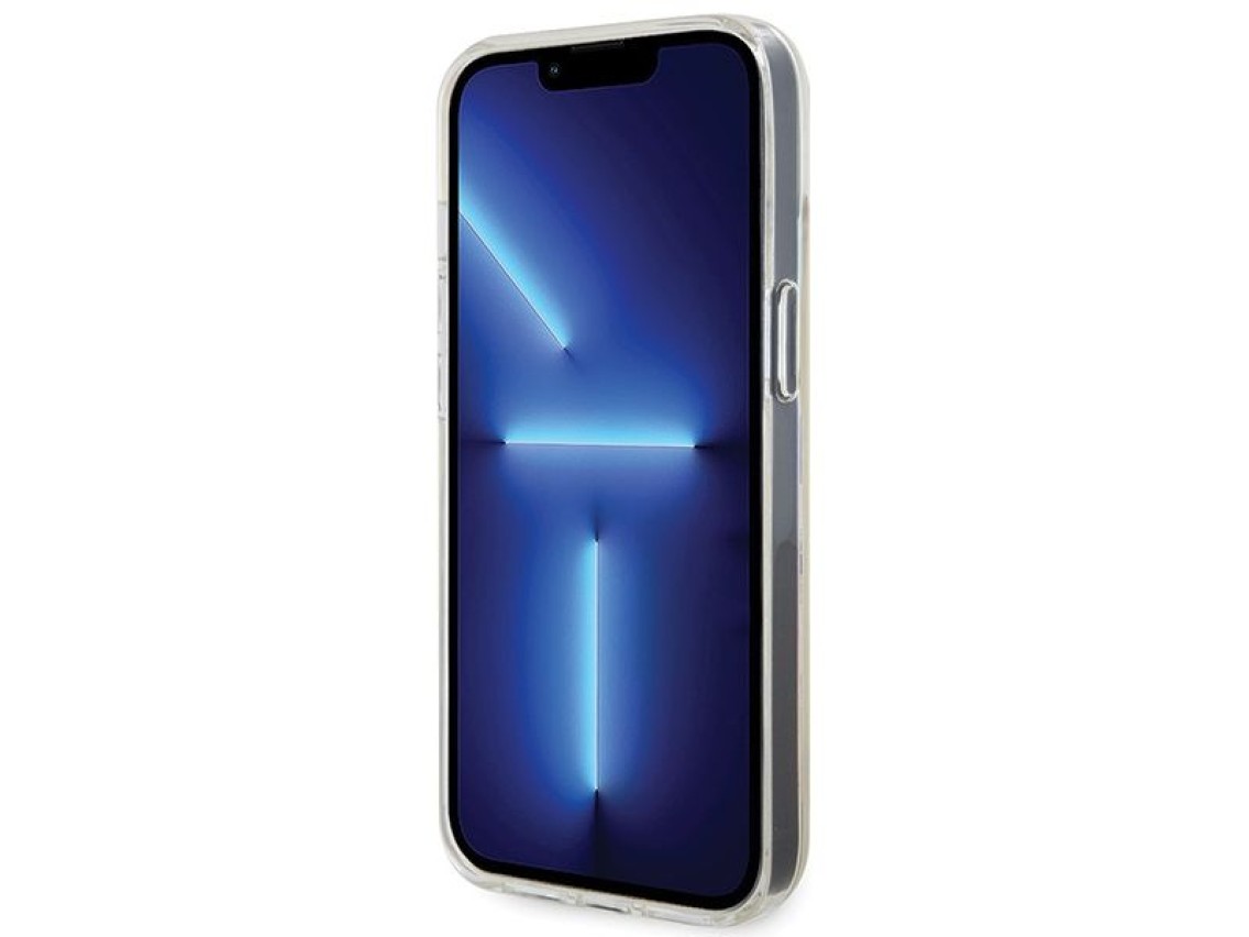 Funda Guess IML Faceted Mirror Disco Iridescent para iPhone 15 - multicolor