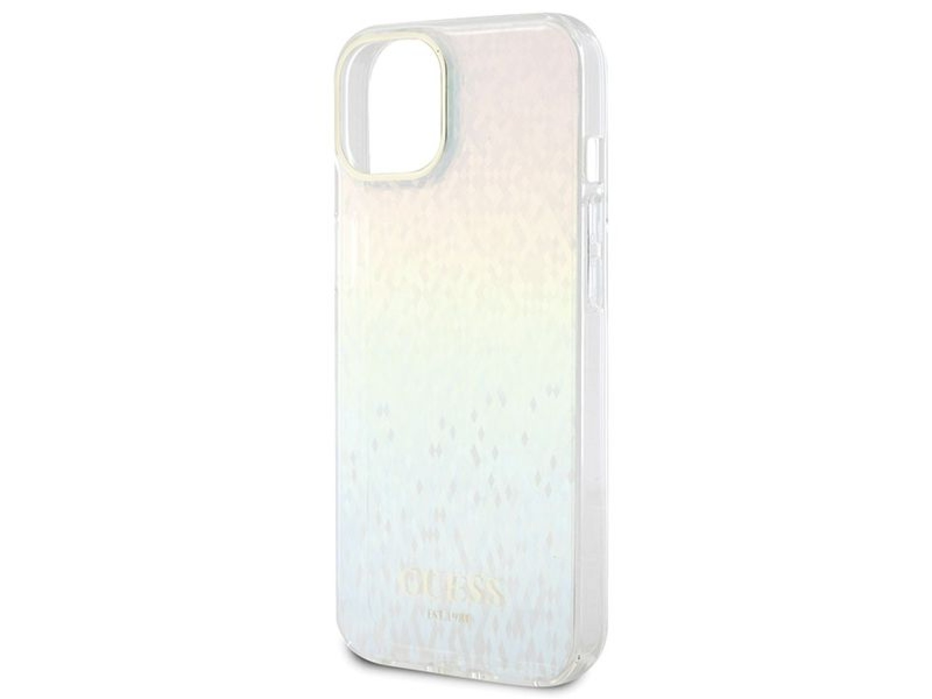 Funda Guess IML Faceted Mirror Disco Iridescent para iPhone 15 - multicolor