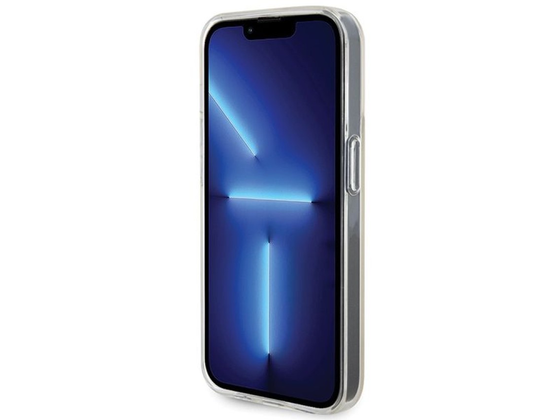 Guess IML Faceted Mirror Disco Iridescent case for iPhone 15 Pro - multicolored