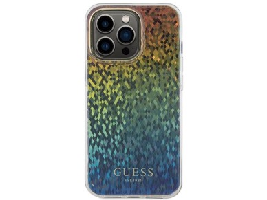 Guess IML Faceted Mirror Disco Iridescent case for iPhone 15 Pro Max - multicolored Guess IML Faceted Mirror Disco Iridescent case for iPhone 15 Pro Max - multicolored