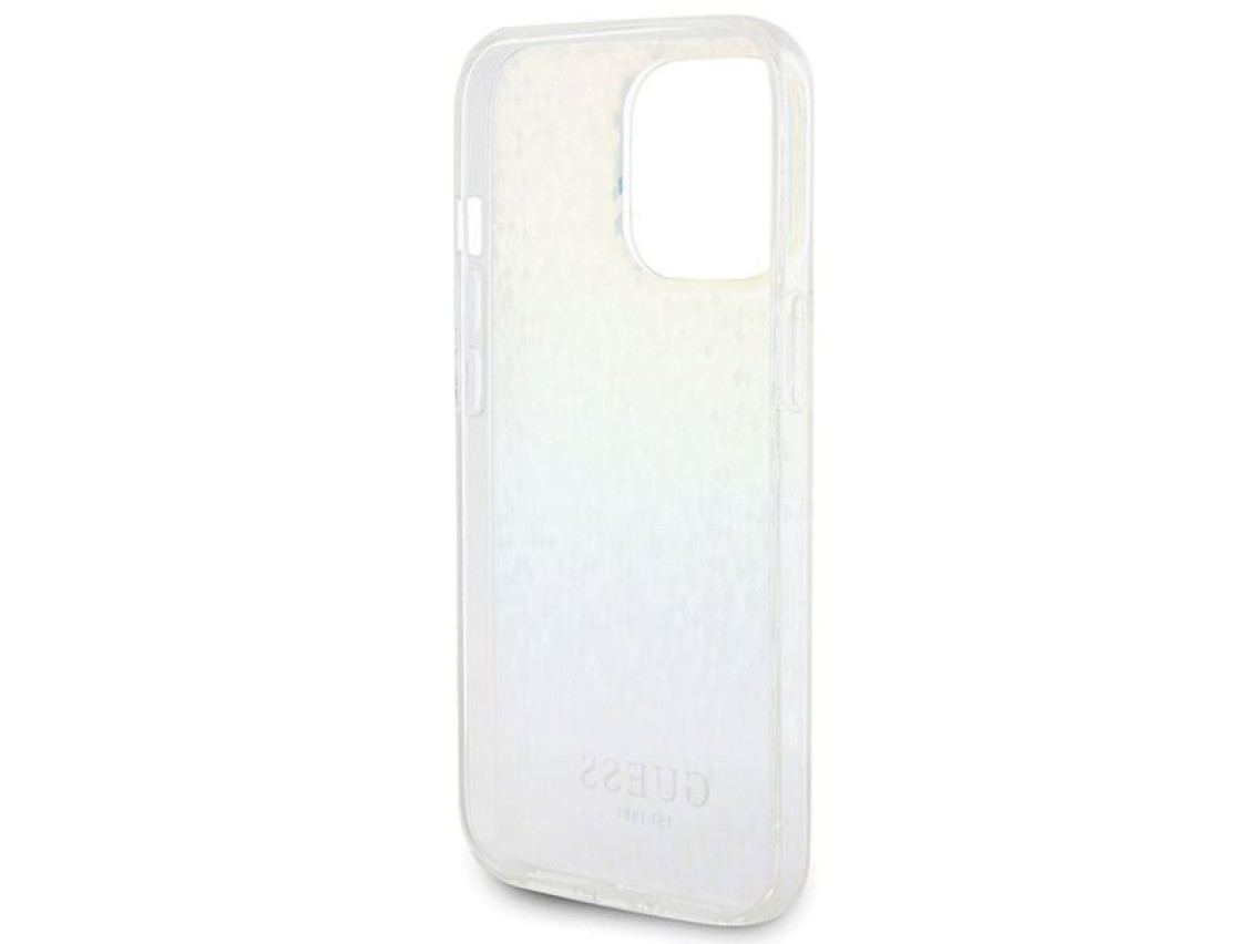 Guess IML Faceted Mirror Disco Iridescent case for iPhone 15 Pro Max - multicolored