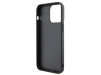 Capa met�lica Guess com lantejoulas e escrita para iPhone 15 Pro Max - preta