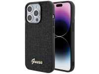 Funda Guess Disco Metal Script para iPhone 15 Pro - negra Funda Guess Disco Metal Script para iPhone 15 Pro - negra