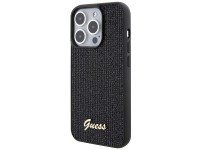 Funda Guess Disco Metal Script para iPhone 15 Pro - negra Funda Guess Disco Metal Script para iPhone 15 Pro - negra