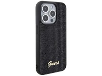 Funda Guess Disco Metal Script para iPhone 15 Pro - negra Funda Guess Disco Metal Script para iPhone 15 Pro - negra