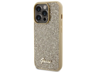 Guess Disco Metal Script case for iPhone 15 Pro - gold Guess Disco Metal Script case for iPhone 15 Pro - gold