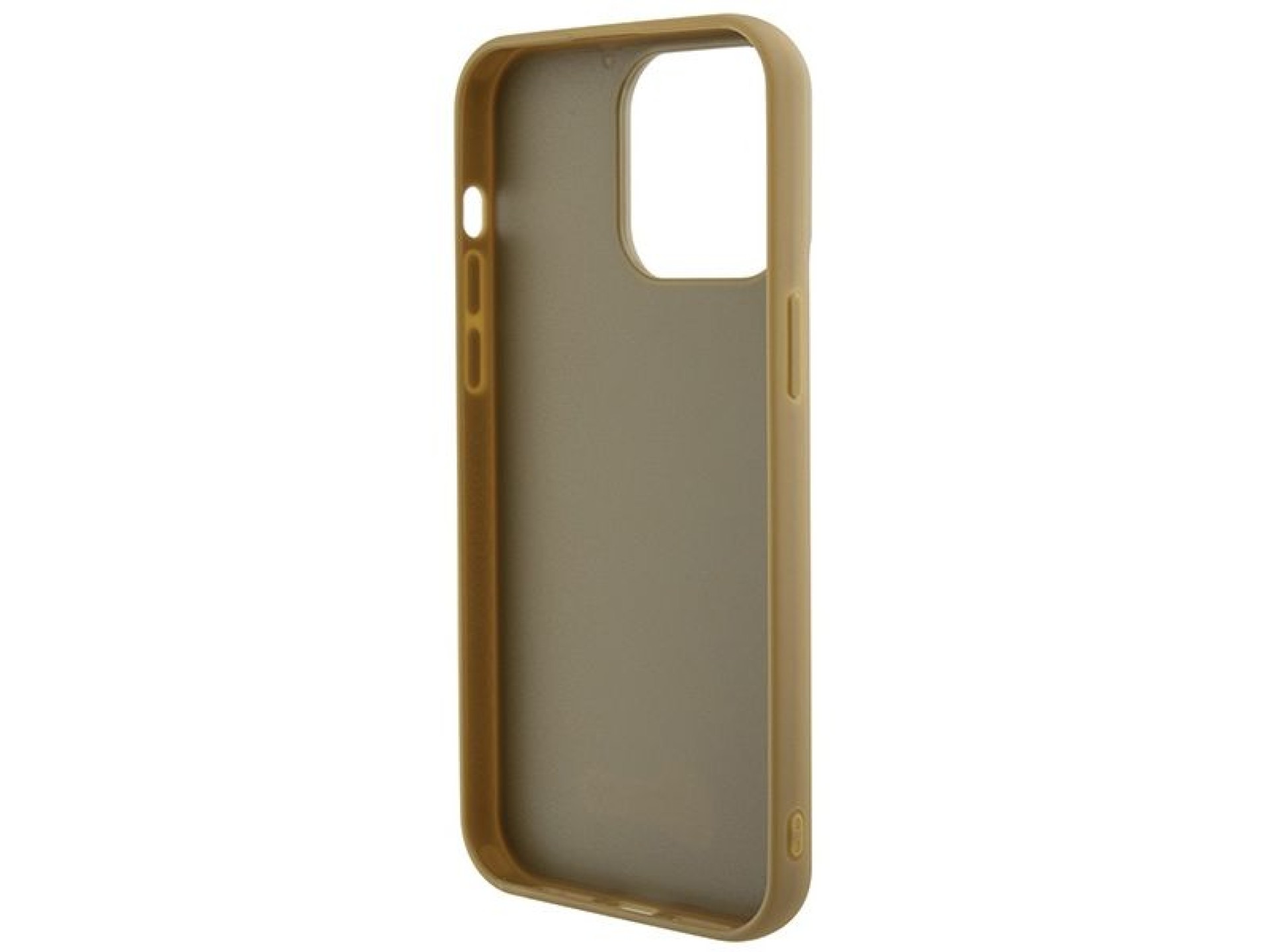 Guess Disco Metal Script case for iPhone 15 Pro Max - gold