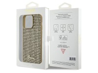 Guess Disco Metal Script case for iPhone 15 Pro Max - gold Guess Disco Metal Script case for iPhone 15 Pro Max - gold