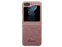 Capa Guess Glitter Script para Samsung Galaxy Z Flip 5 - rosa Capa Guess Glitter Script para Samsung Galaxy Z Flip 5 - rosa