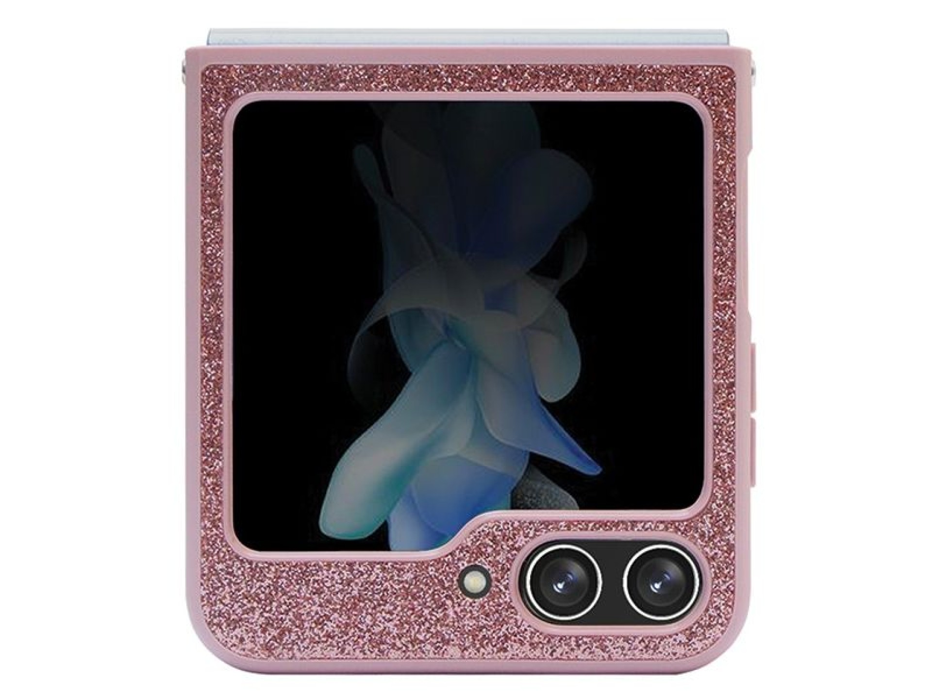Capa Guess Glitter Script para Samsung Galaxy Z Flip 5 - rosa
