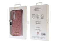 Guess Glitter Script case for Samsung Galaxy Z Fold 5 - pink