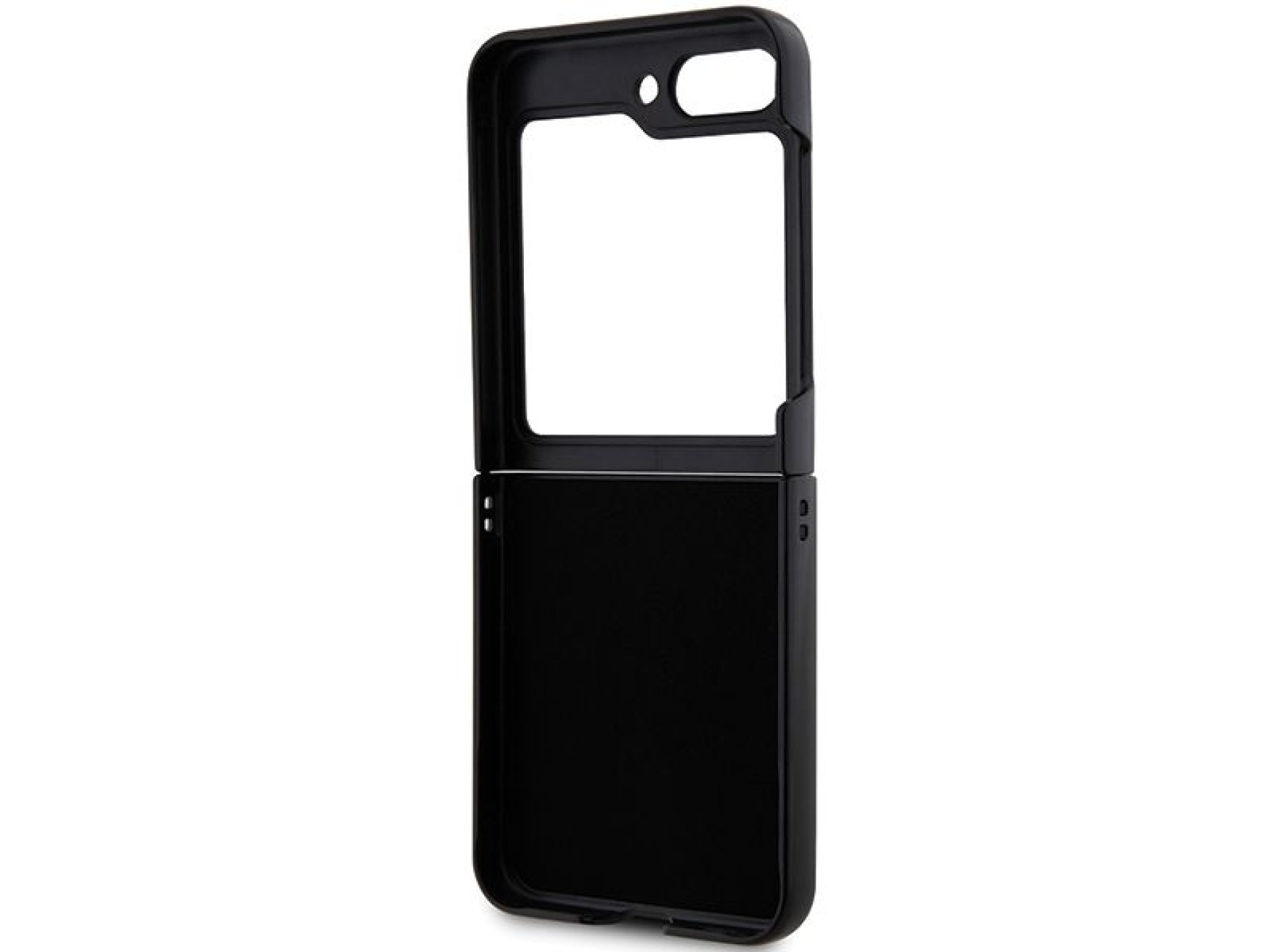 Capa Karl Lagerfeld Saffiano Monogram Choupette Pin para Samsung Galaxy Z Flip 5 - preta