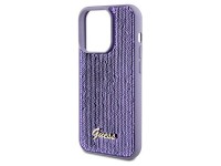 Guess Sequin Script Metal case for iPhone 14 Pro - purple Guess Sequin Script Metal case for iPhone 14 Pro - purple
