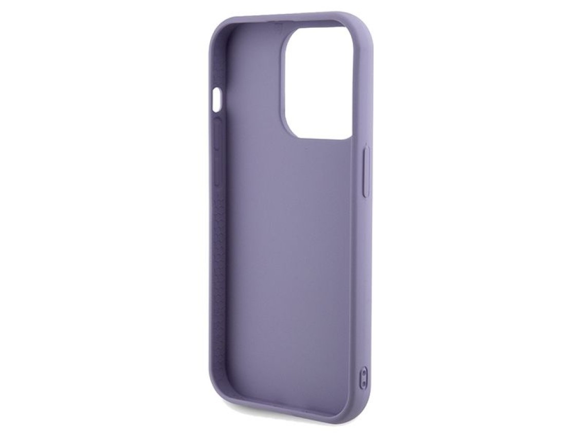Guess Sequin Script Metal case for iPhone 14 Pro Max - purple