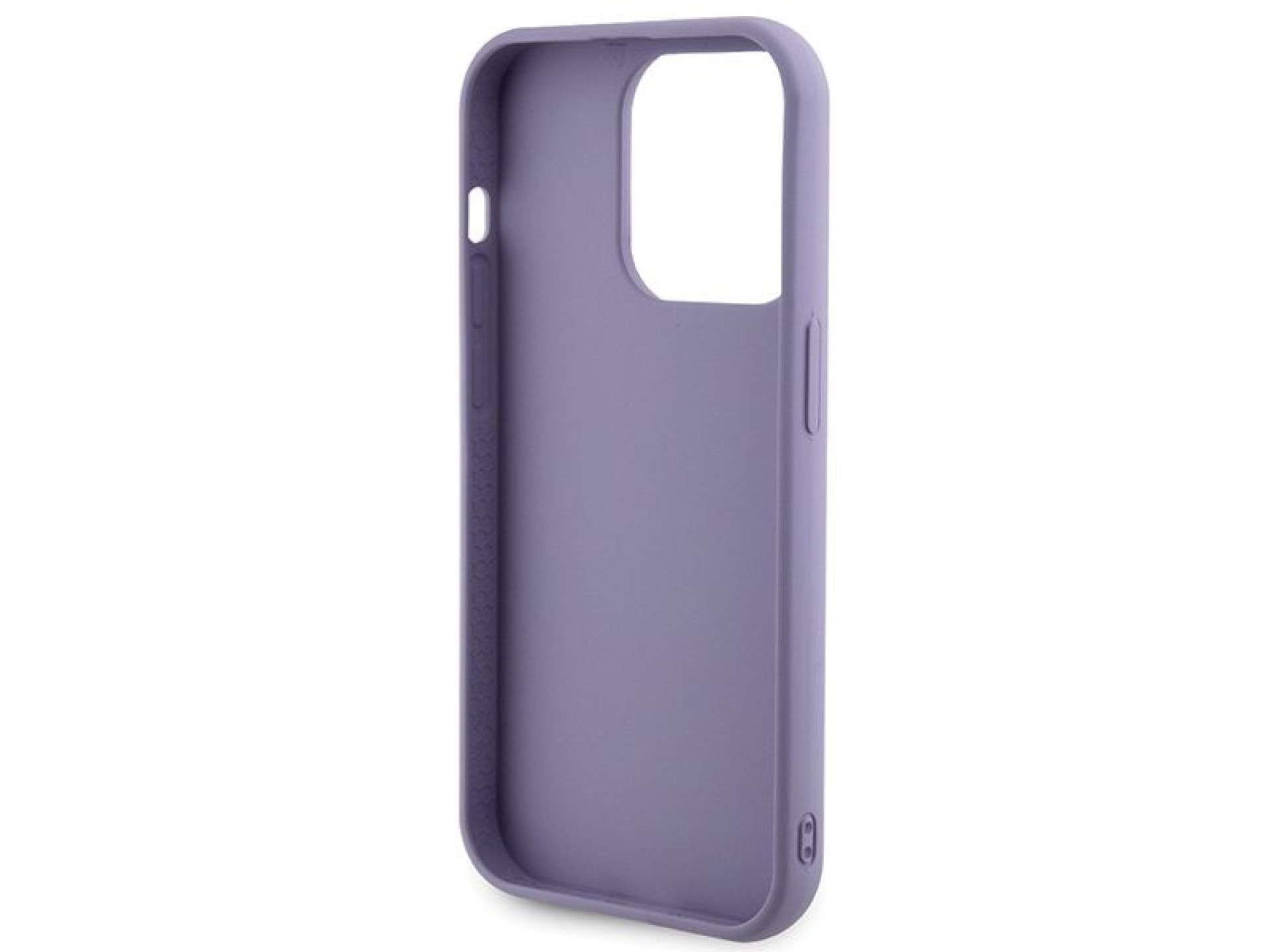 Guess Sequin Script Metal case for iPhone 15 Pro - purple